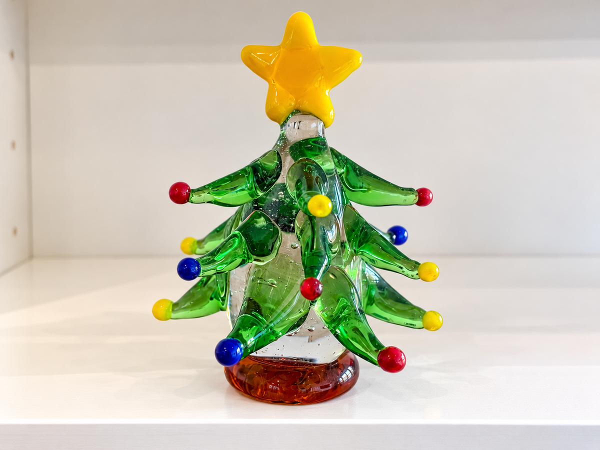Small glass Xmas tree