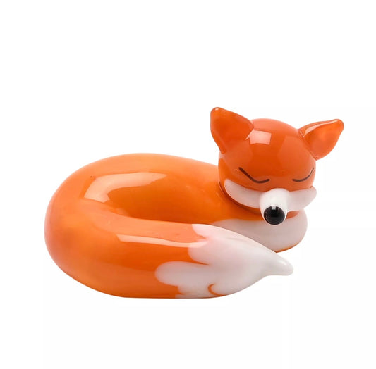 Sleeping glass fox