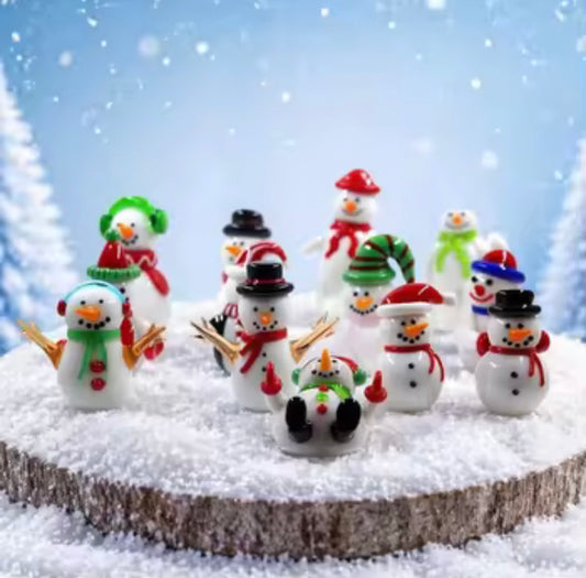 Christmas snowman ornament