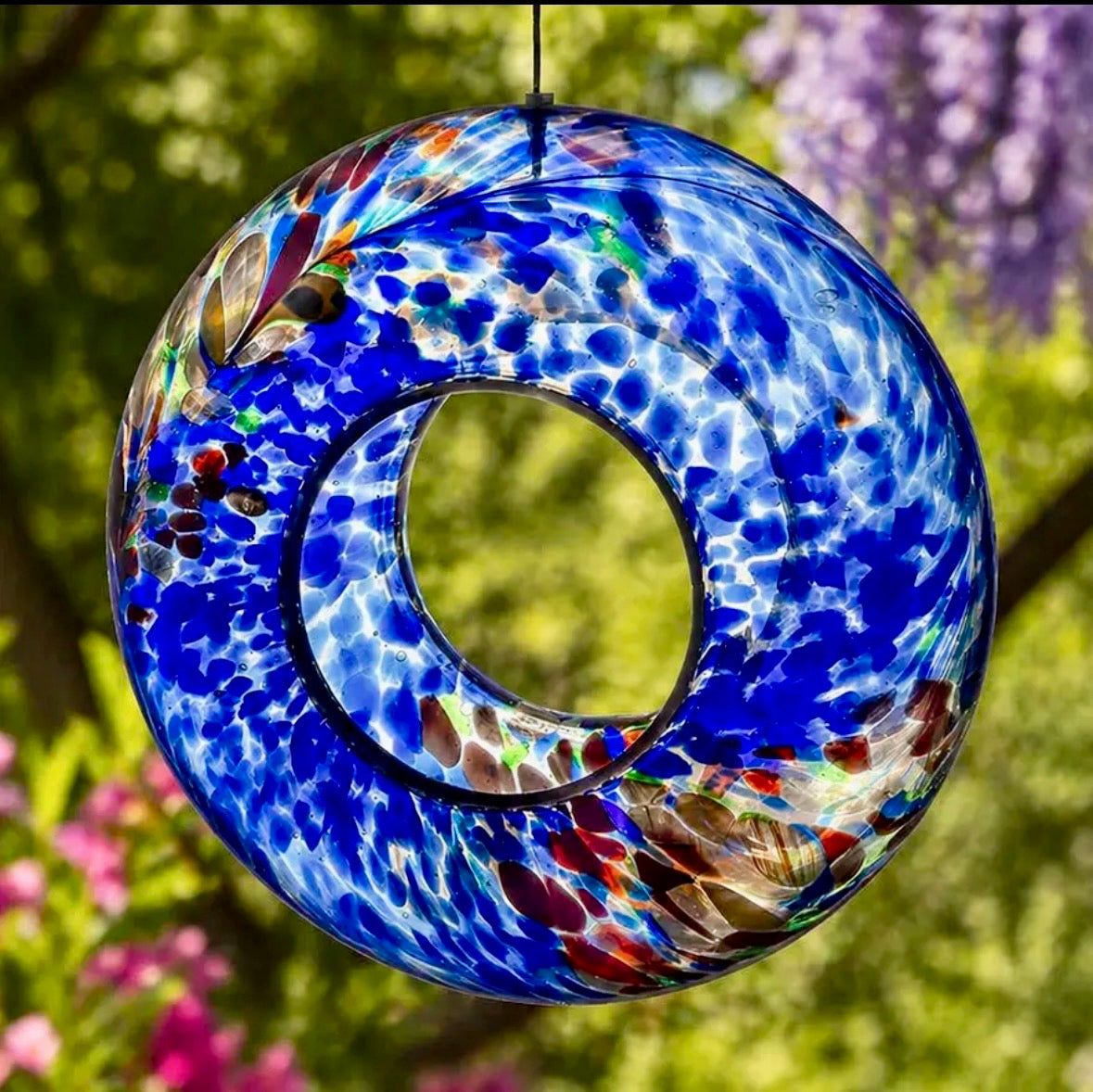 Glass Bird Feeder