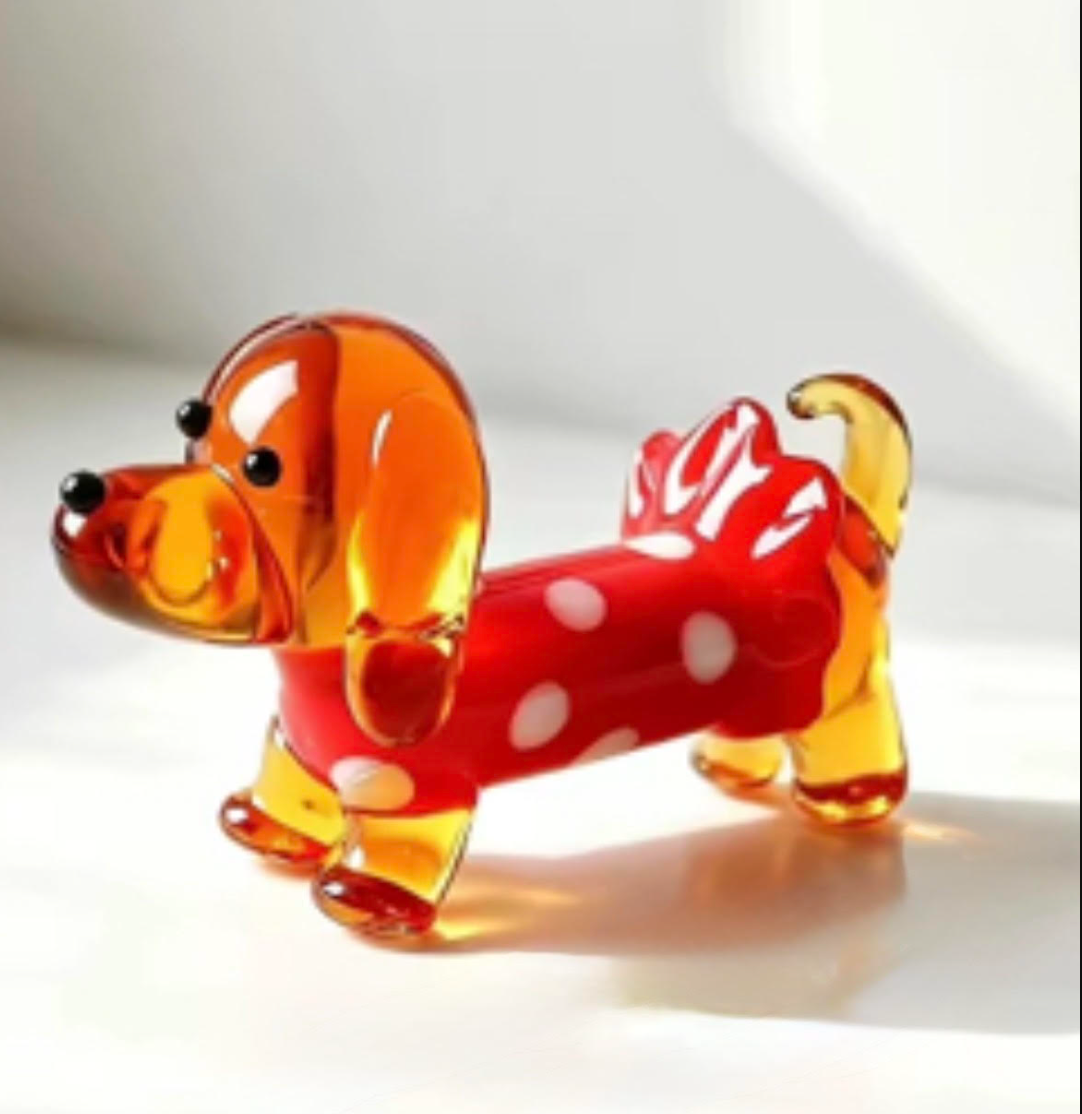 Glass dog