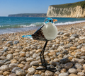 Handcrafted Glass Seagull Ornament