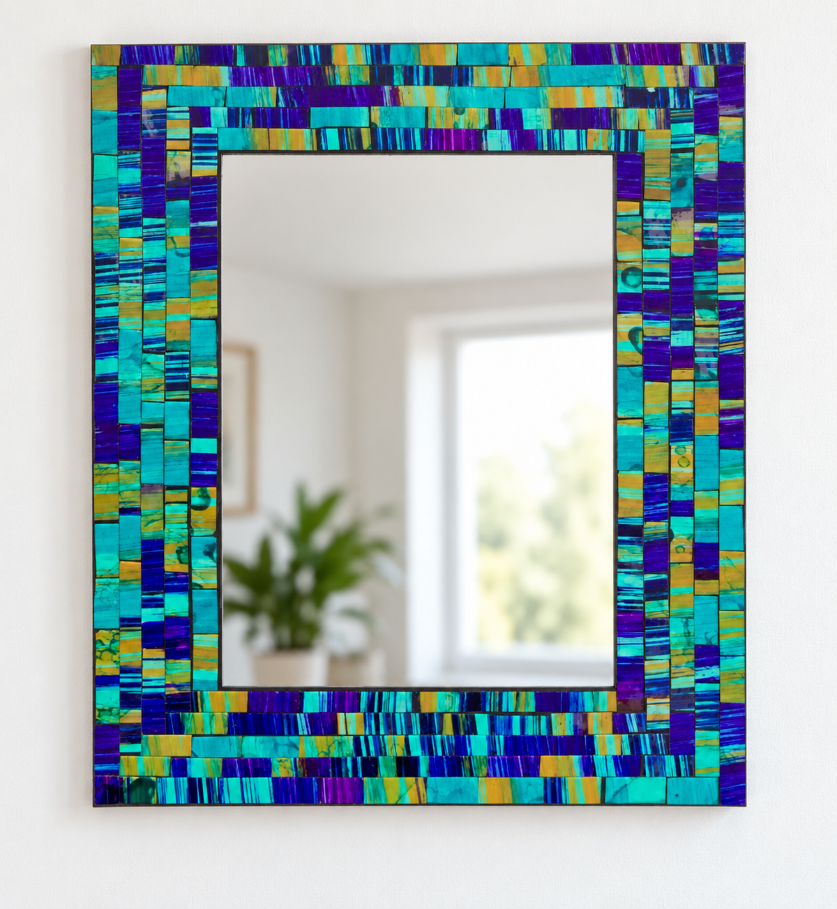 Mosaic glass Mirror