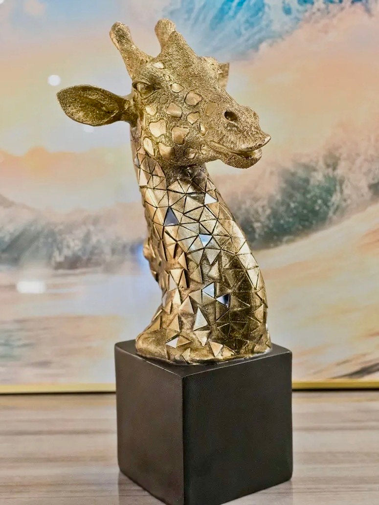 Gold Glass Giraffe