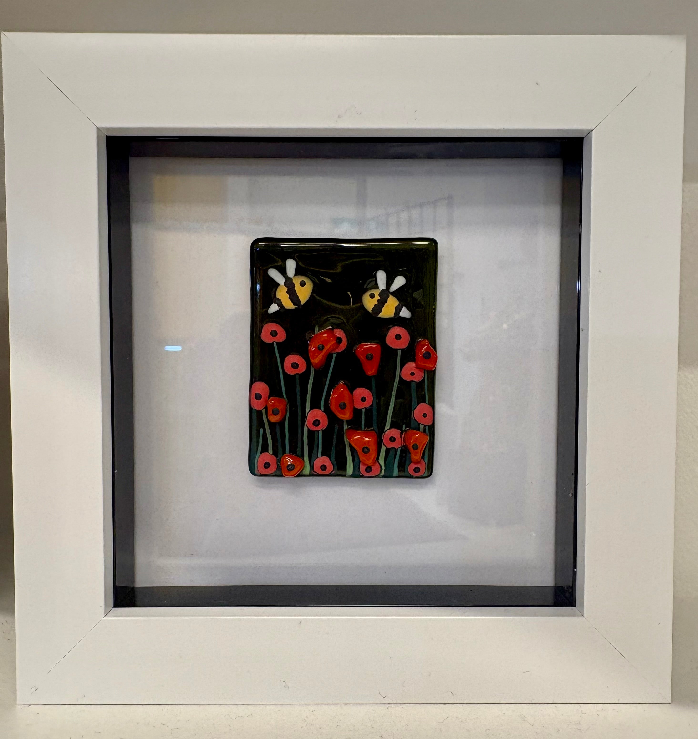 Hand made framed fused glass pictures 5 designs