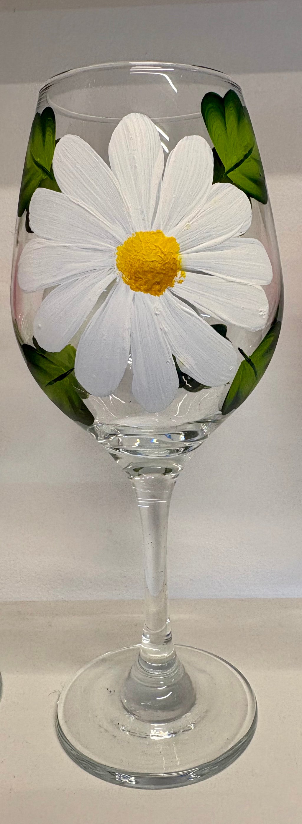 Hand painted glasses in 5 different designs