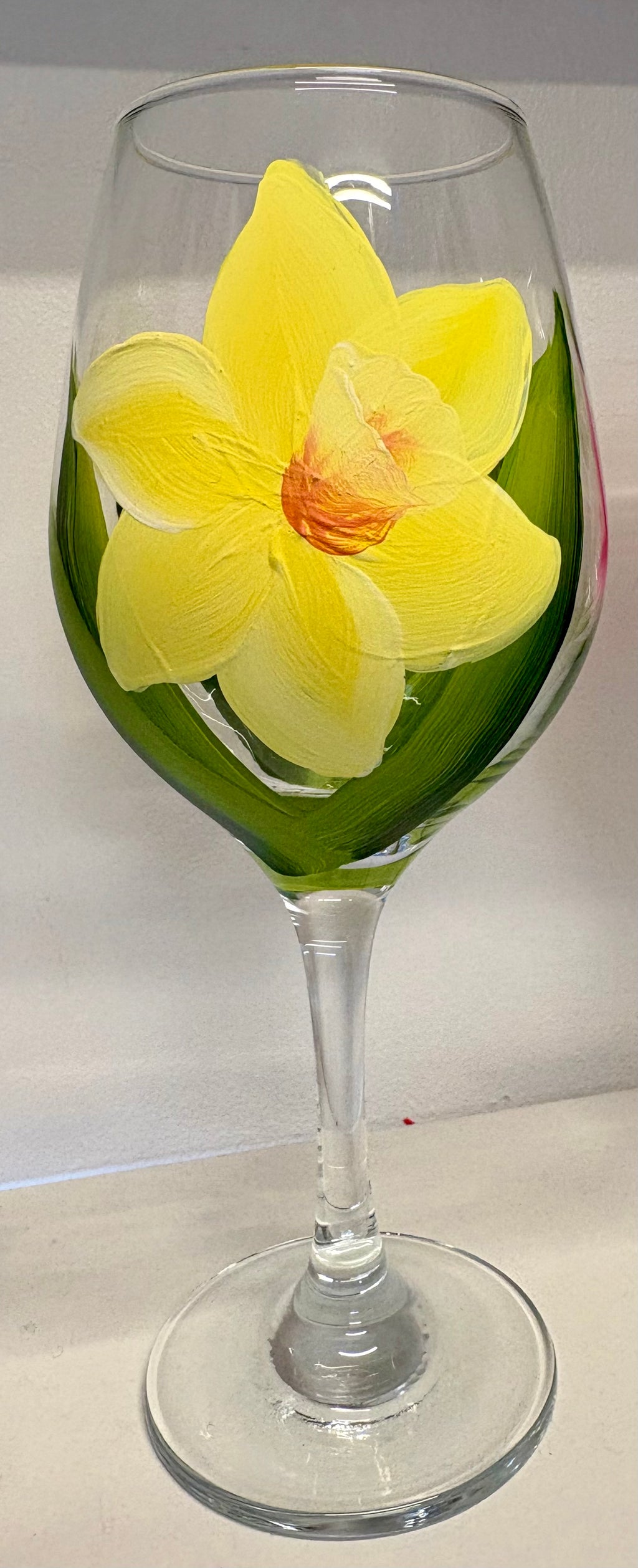 Hand painted glasses in 5 different designs