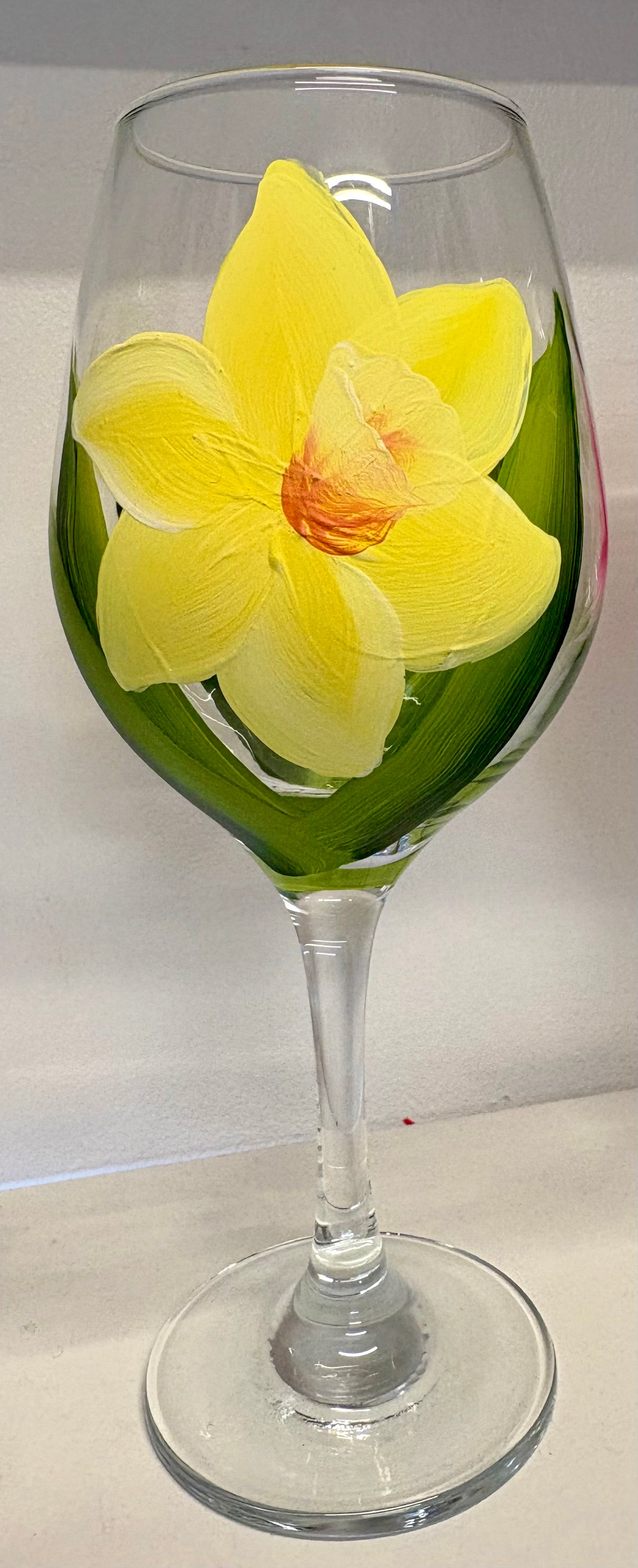 Hand painted glasses in 5 different designs