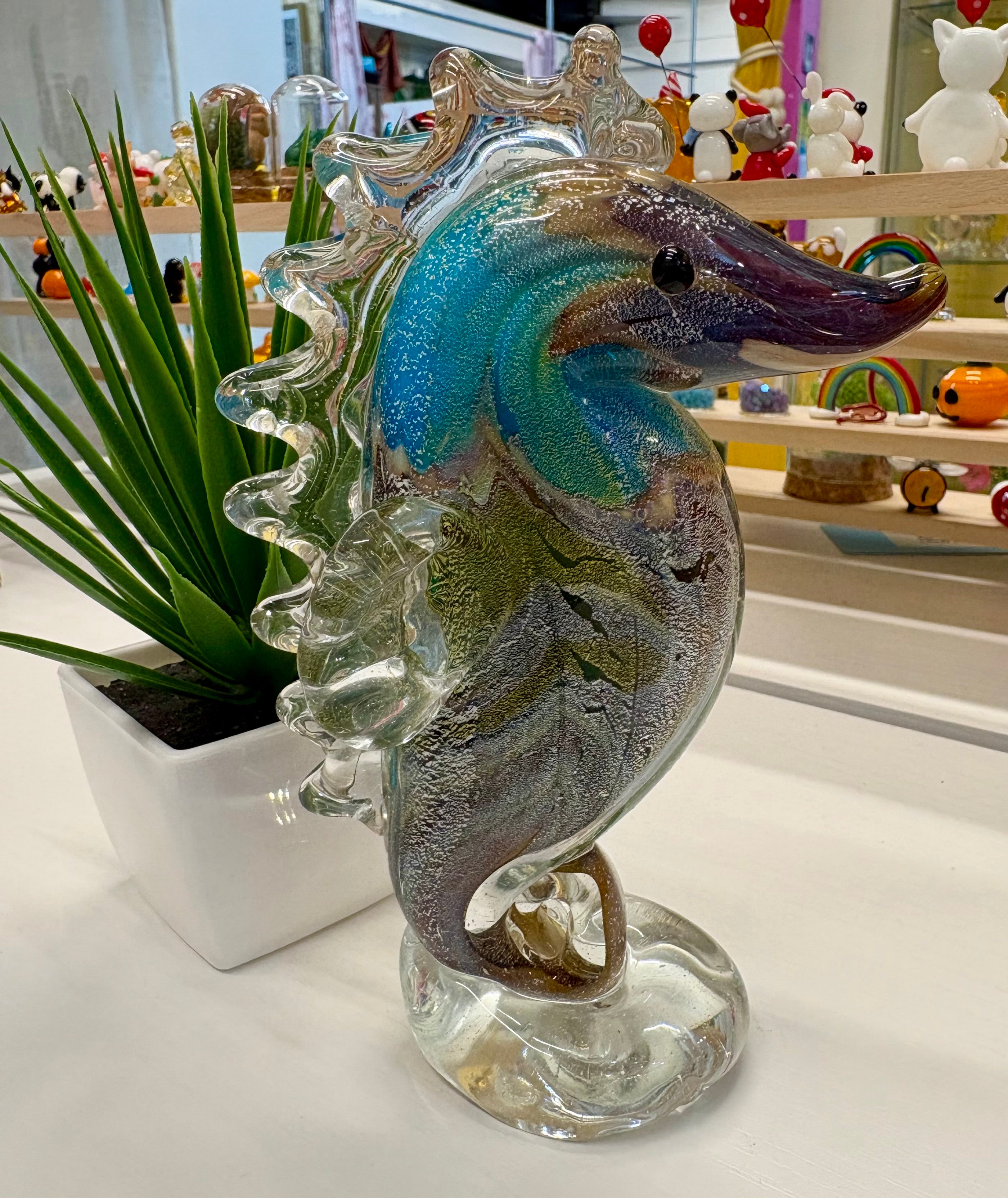Glass seahorse