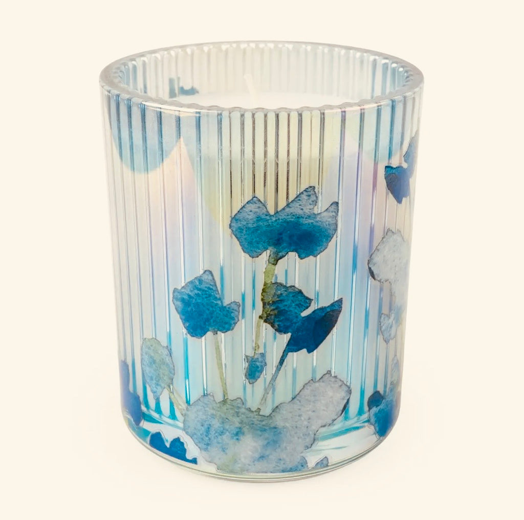 Scented glass candles in 2 designs