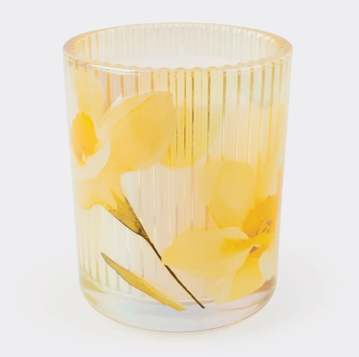Scented glass candles in 2 designs