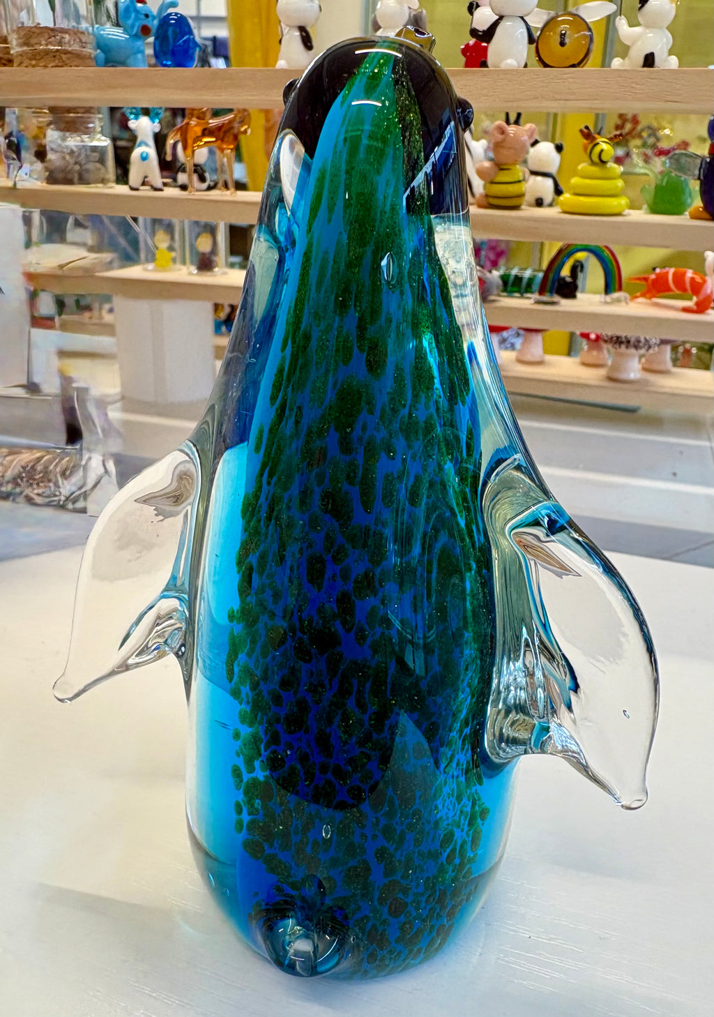 Jelly fish glass Penguin