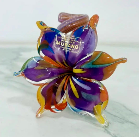 Murano Glass Flower/candlestick