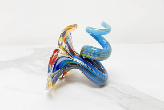 Murano Glass Flower/candlestick