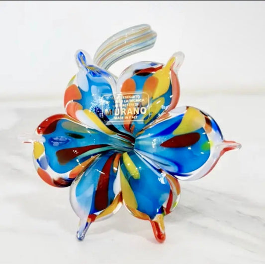 Murano Glass Flower/candlestick