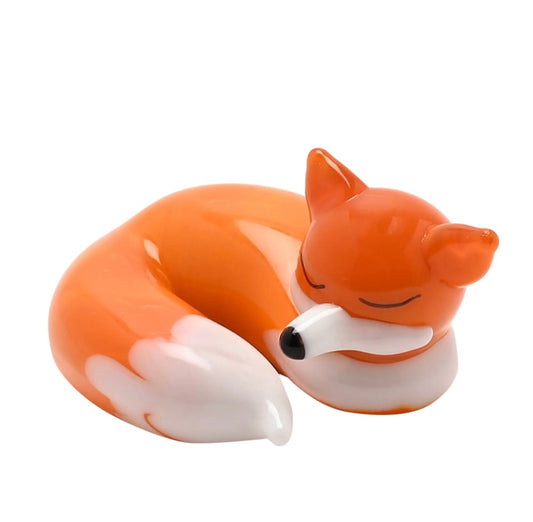 Sleeping glass fox