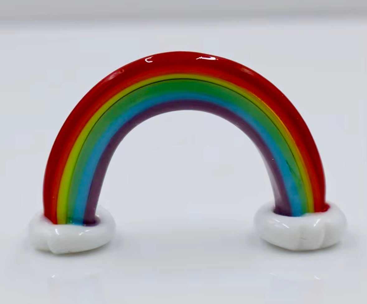 Glass Rainbow with glass Cloud