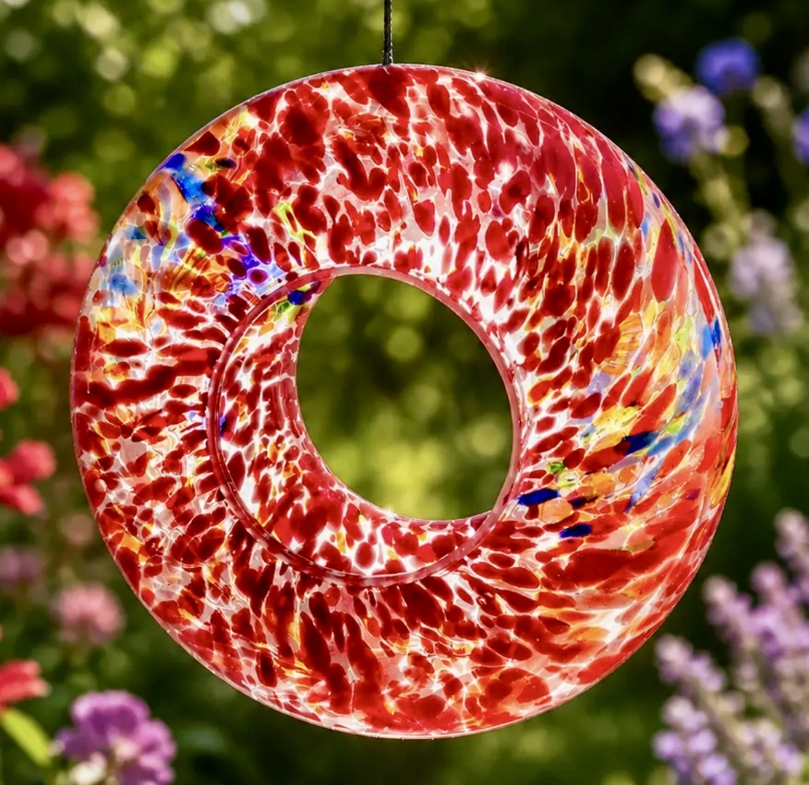 Glass Bird Feeder